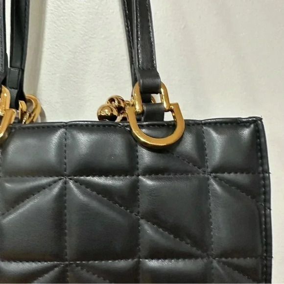 Zara black quilted tote bag - Picture 6 of 6